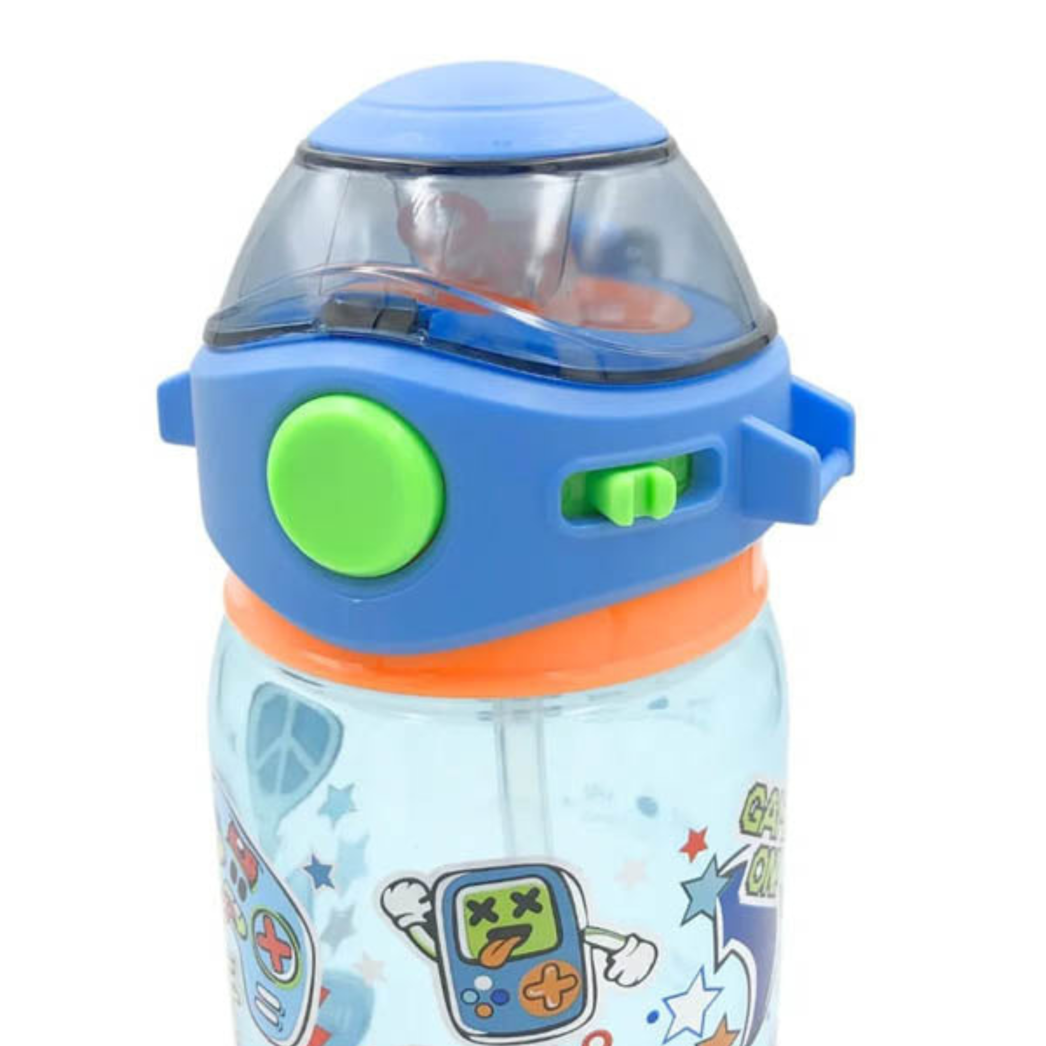 Vest Brand Game On Themed BPA Free Water Bottle with Sippy Straw | 650 ml