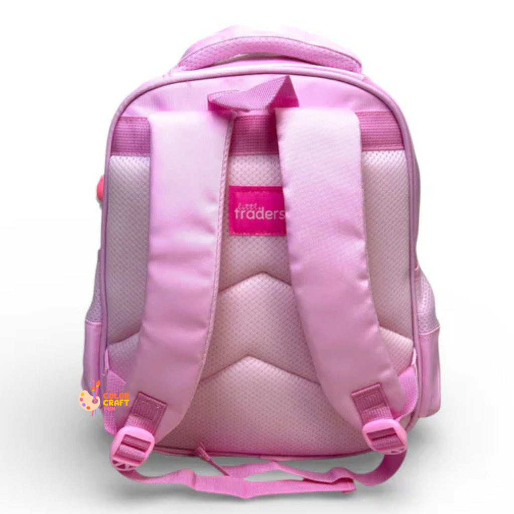 14 Inch 3D Labubu School Bag For Nursery Till KG Girls ( With Keychain )