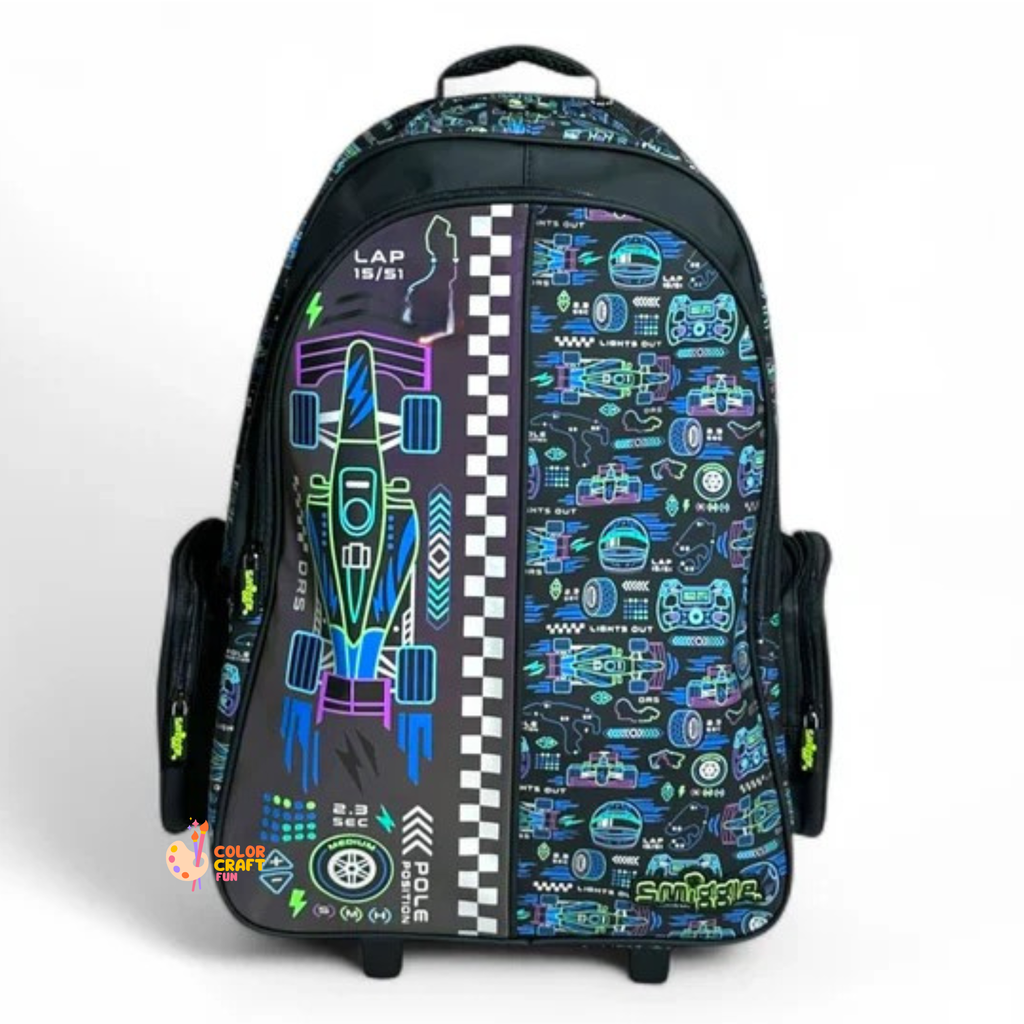 Original Formula Car 2 piece Trolley Bag bundle For Grade 1 Till 5 Boys