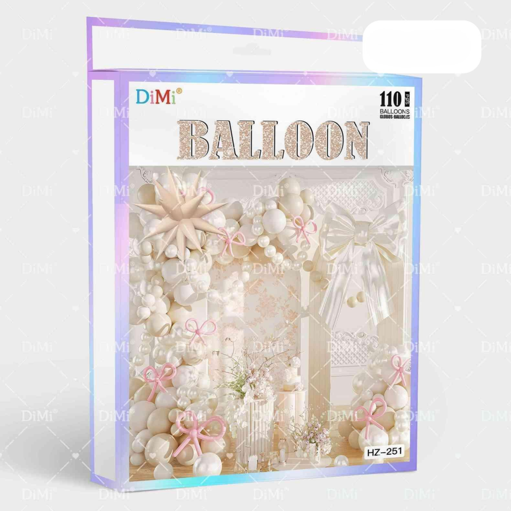 party baloons decoration sets difrant design pakts