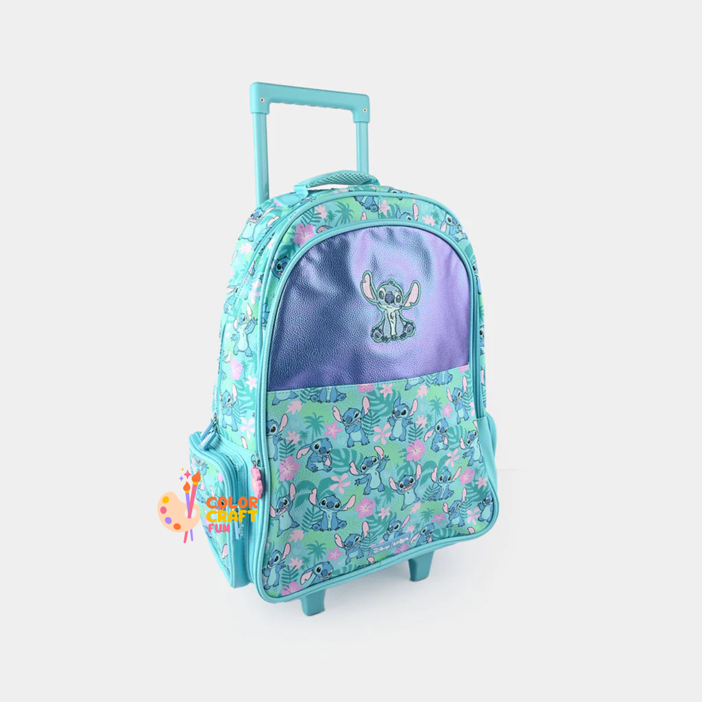 Orignal Smiggle Rolling Backpack/Trolley Bag for Kids LILOSTICH Size 19inch
