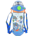Vest Brand Game On Themed BPA Free Water Bottle with Sippy Straw | 650 ml