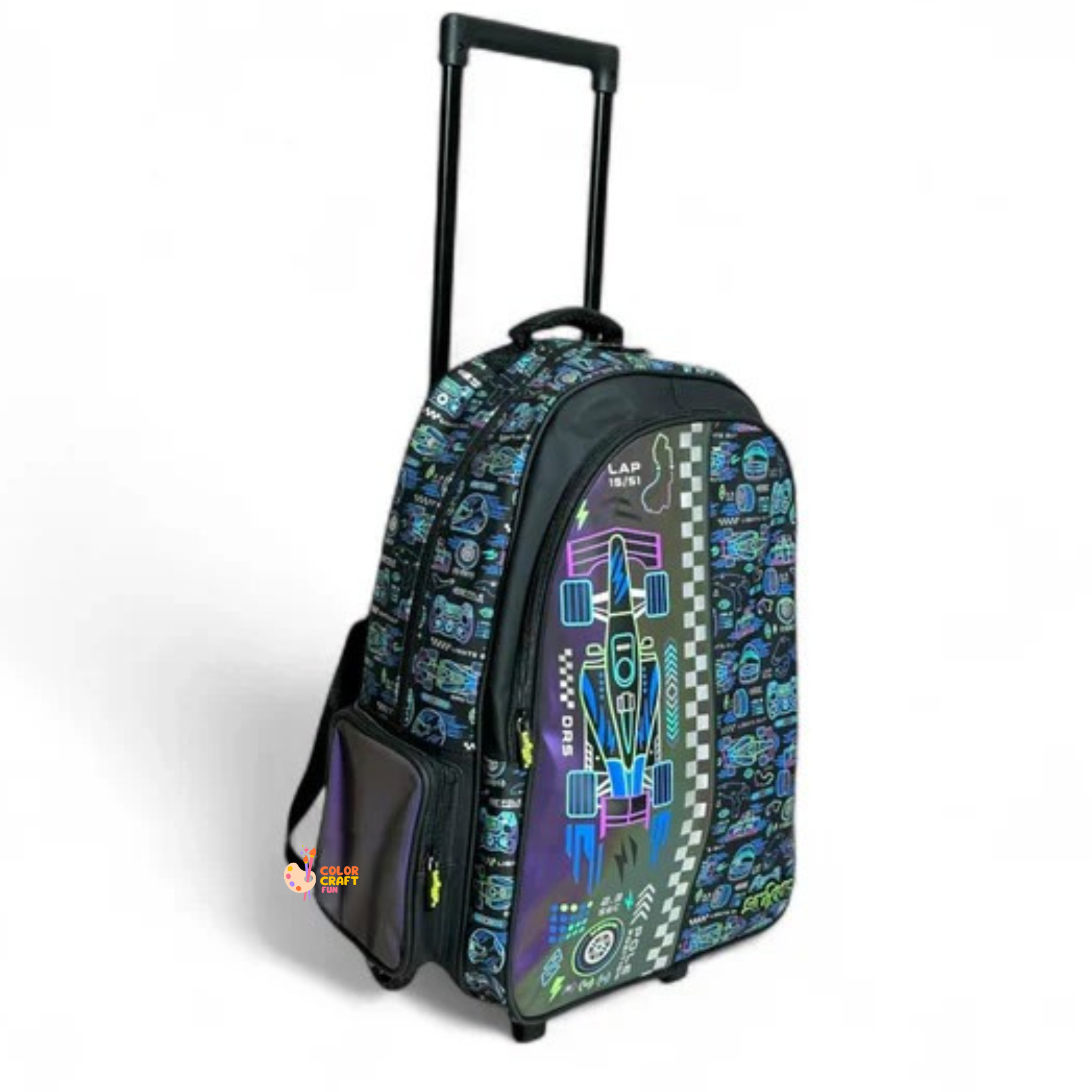 Original Formula Car 2 piece Trolley Bag bundle For Grade 1 Till 5 Boys