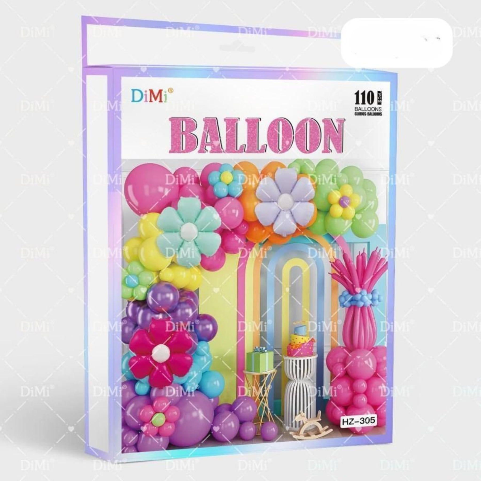 party baloons decoration sets difrant design pakts