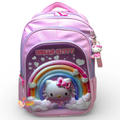 18 Inch 3D Hello Kitty School Bag For Grade 4 Till 8 Girls ( With Keychain )