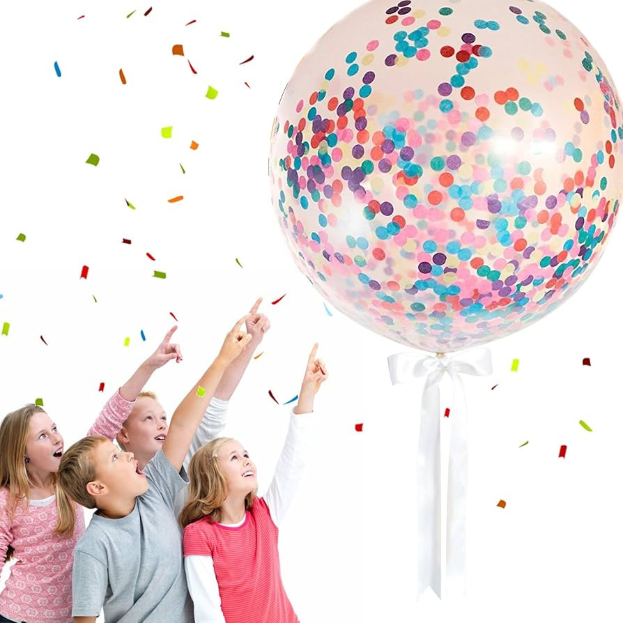 confati baloons for party decorations pack of 8 baloons