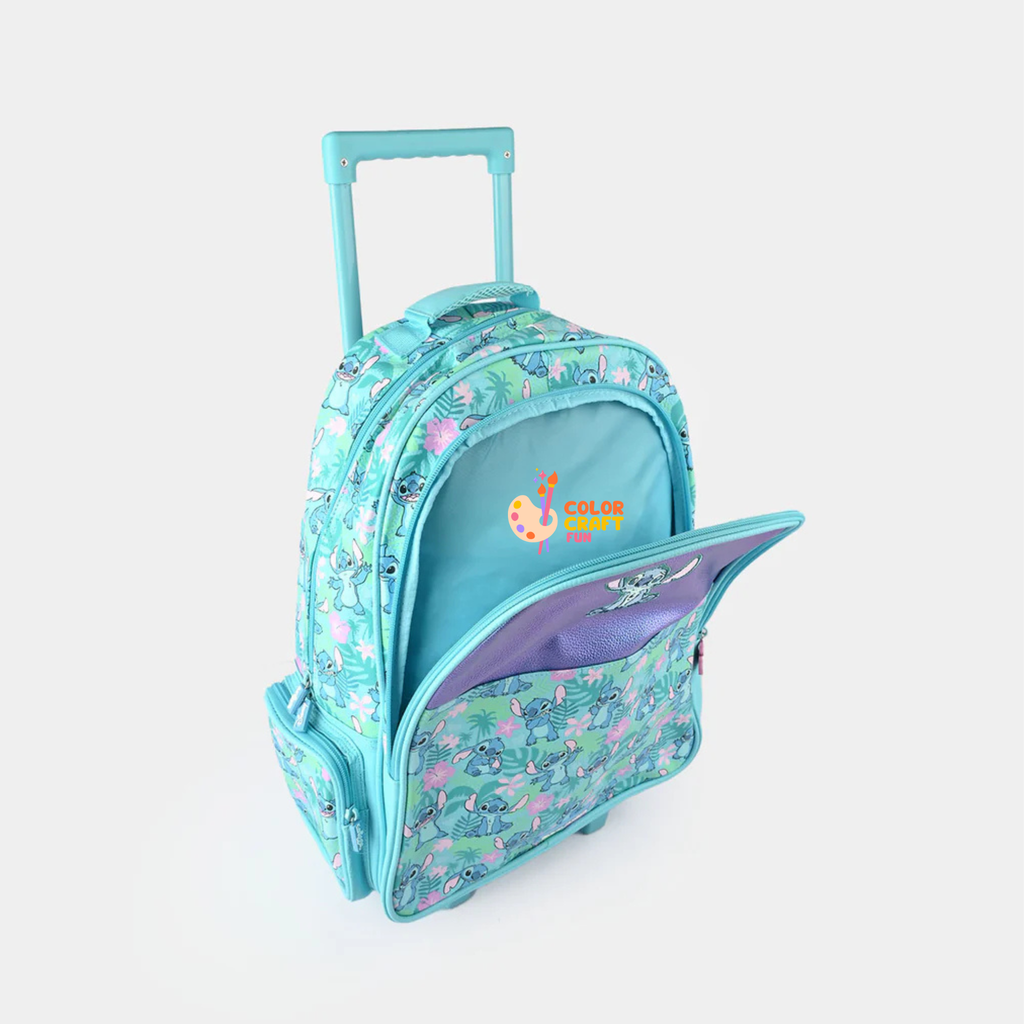 Orignal Smiggle Rolling Backpack/Trolley Bag for Kids LILOSTICH Size 19inch