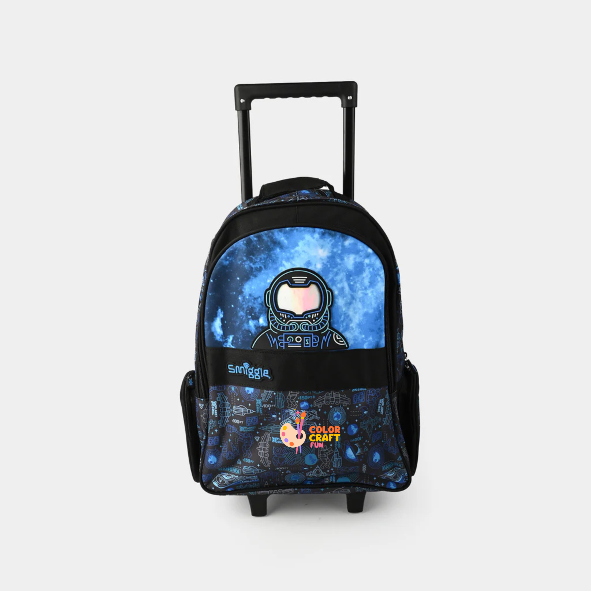 Orignal Smiggle Rolling Backpack/Trolley Bag for Kids SPACE Size 19inch