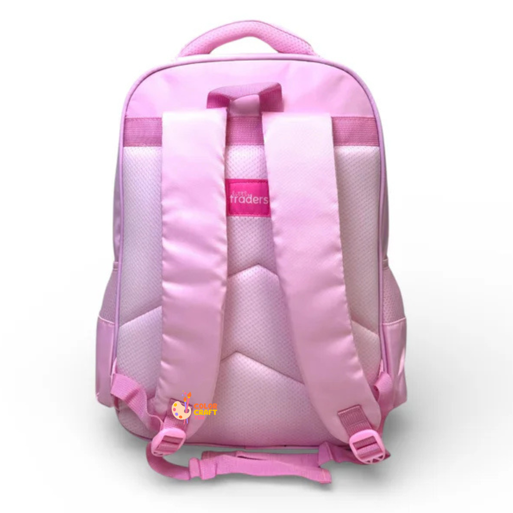 18 Inch 3D Hello Kitty School Bag For Grade 4 Till 8 Girls ( With Keychain )