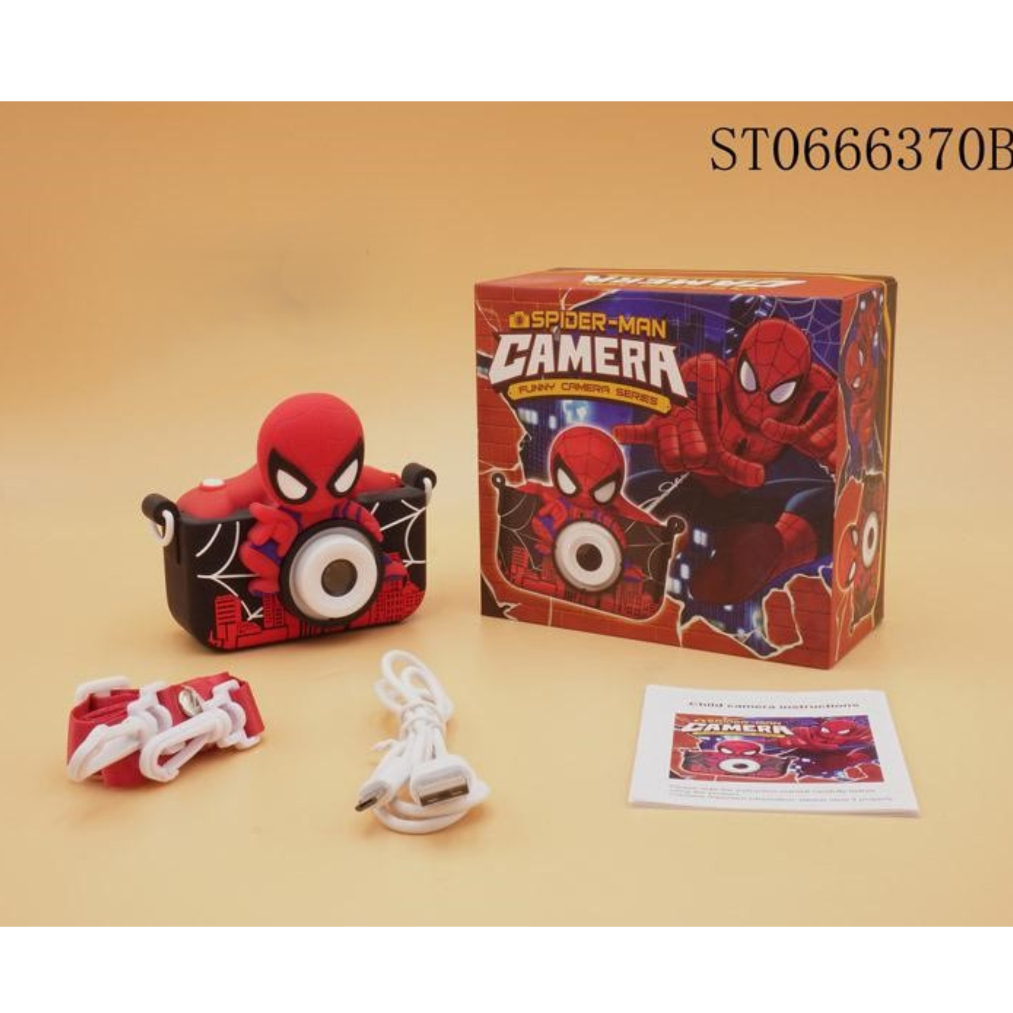 Spider-Man themed kids' digital camera.