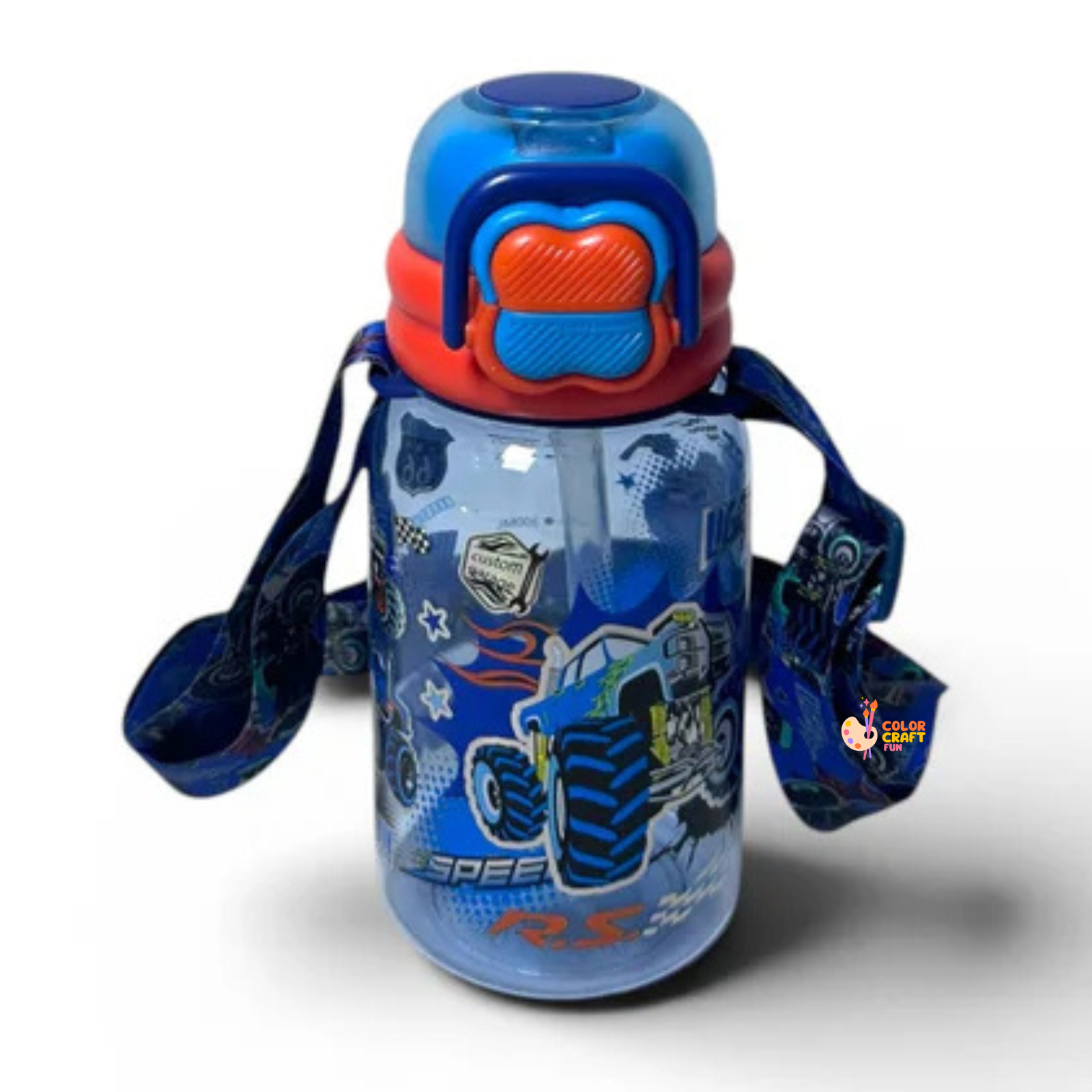 Extreme Racing Dual Sipper BPA Free Water Bottle 600ML