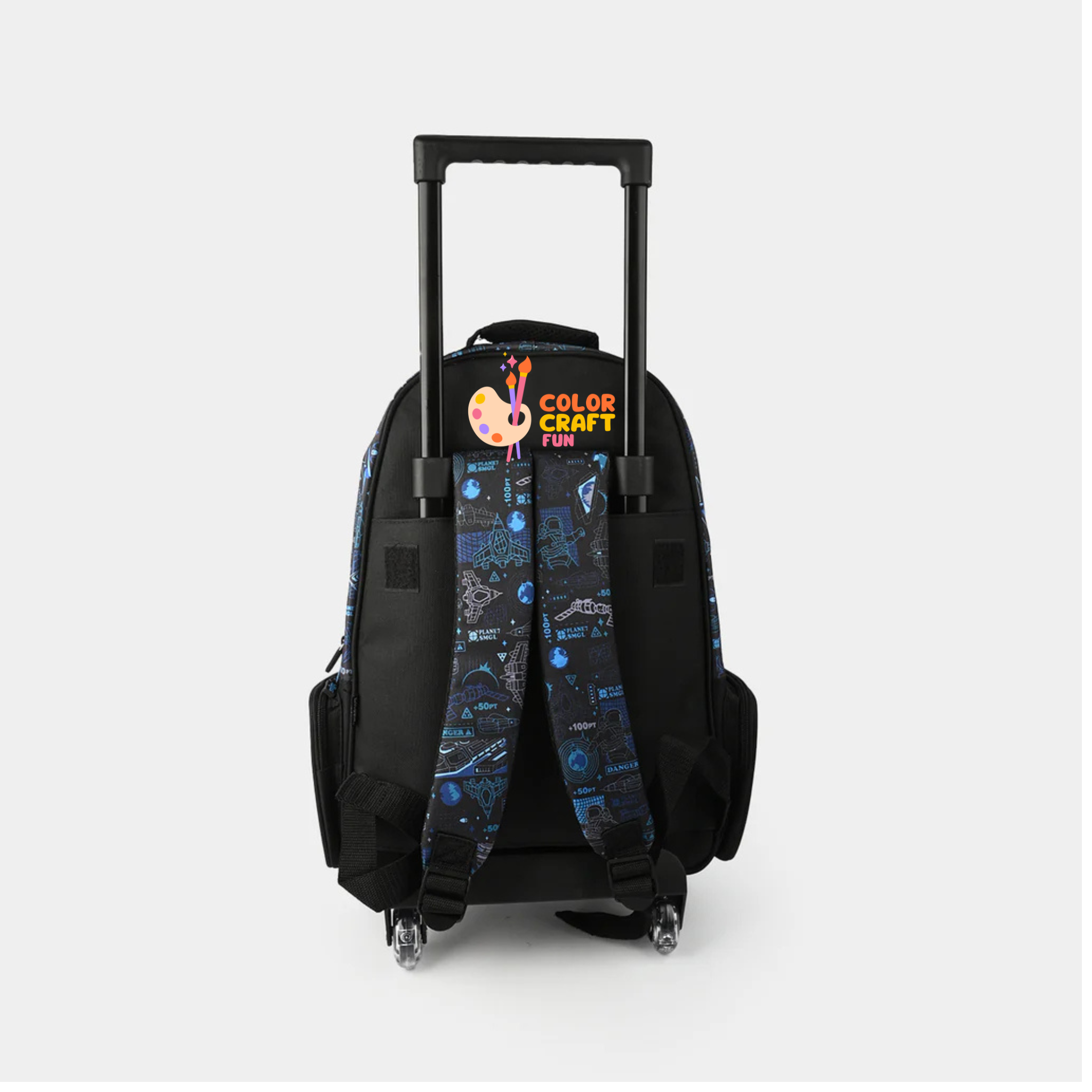 Orignal Smiggle Rolling Backpack/Trolley Bag for Kids SPACE Size 19inch