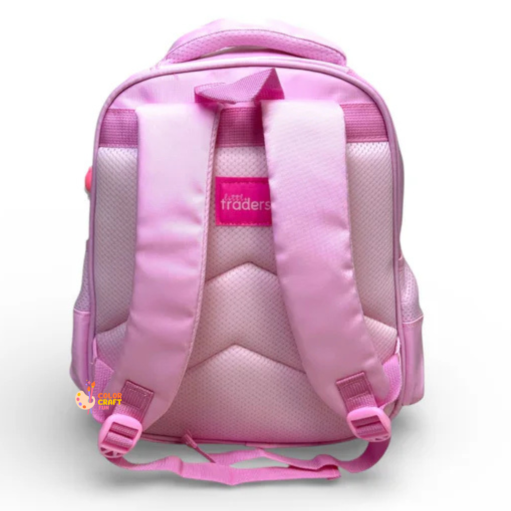 14 Inch 3D Hello Kitty School Bag For Nursery Till KG Girls ( With Keychain )