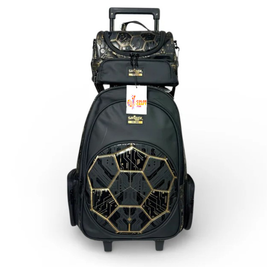Original Football 2 piece Trolley Bag bundle For Grade 1 Till 5 Boys