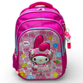 18 Inch 3D Melody School Bag For Grade 4 Till 8 Girls ( With Keychain )