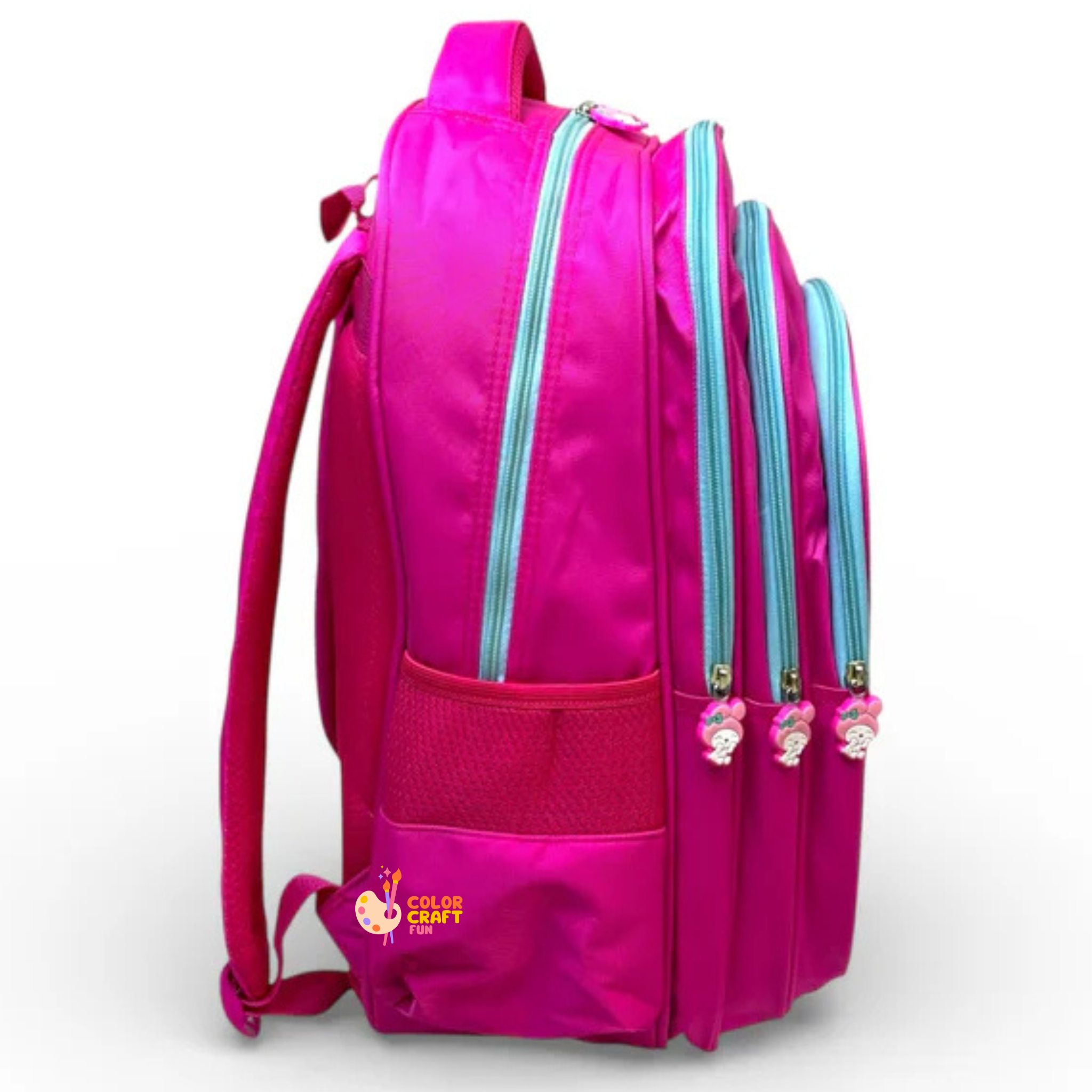 18 Inch 3D Melody School Bag For Grade 4 Till 8 Girls ( With Keychain )