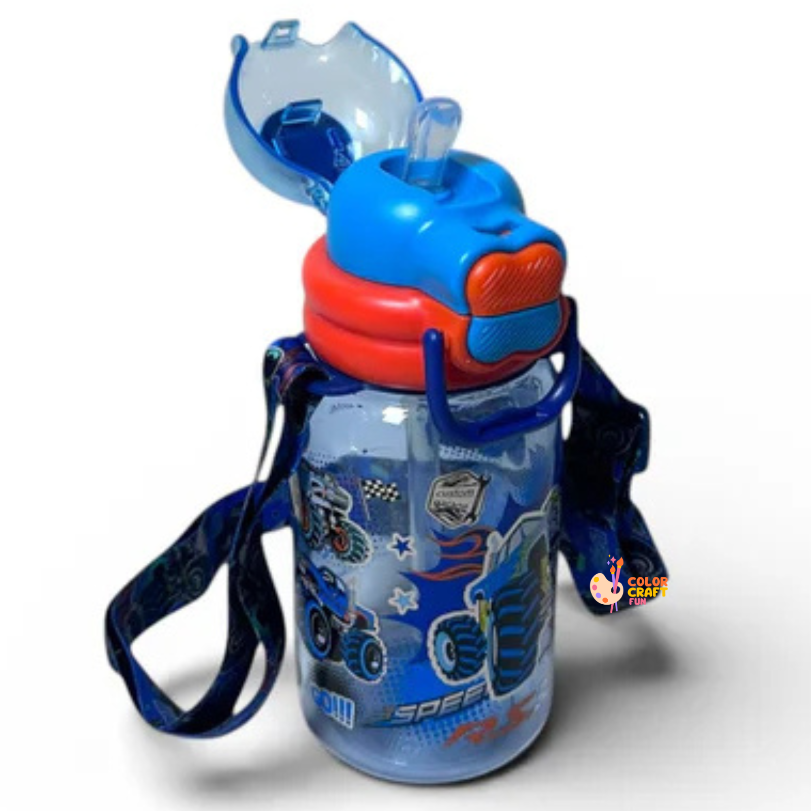 Extreme Racing Dual Sipper BPA Free Water Bottle 600ML