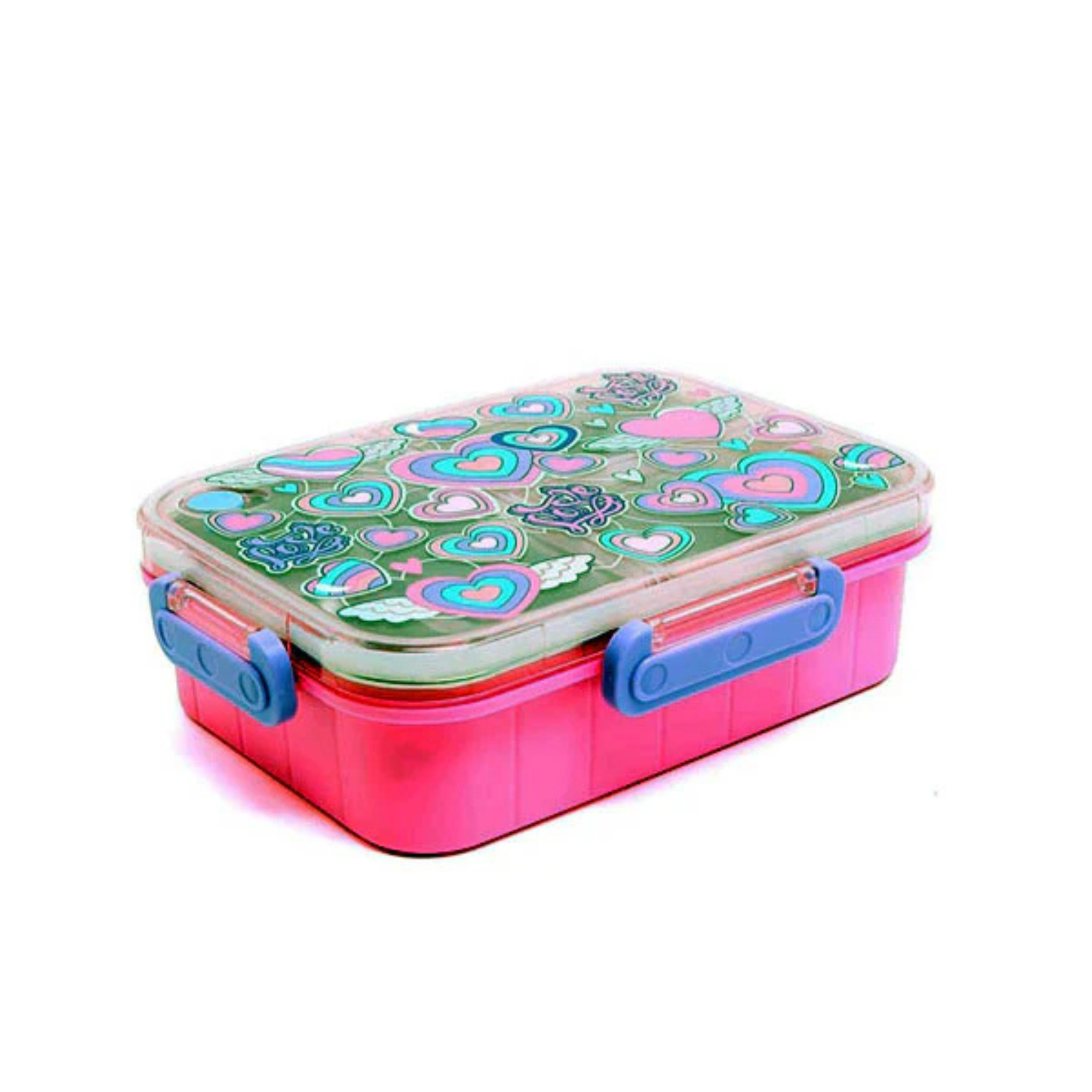Vest Brand Hearts Design Lunch Box – Cute, Durable & Perfect for Everyday Use