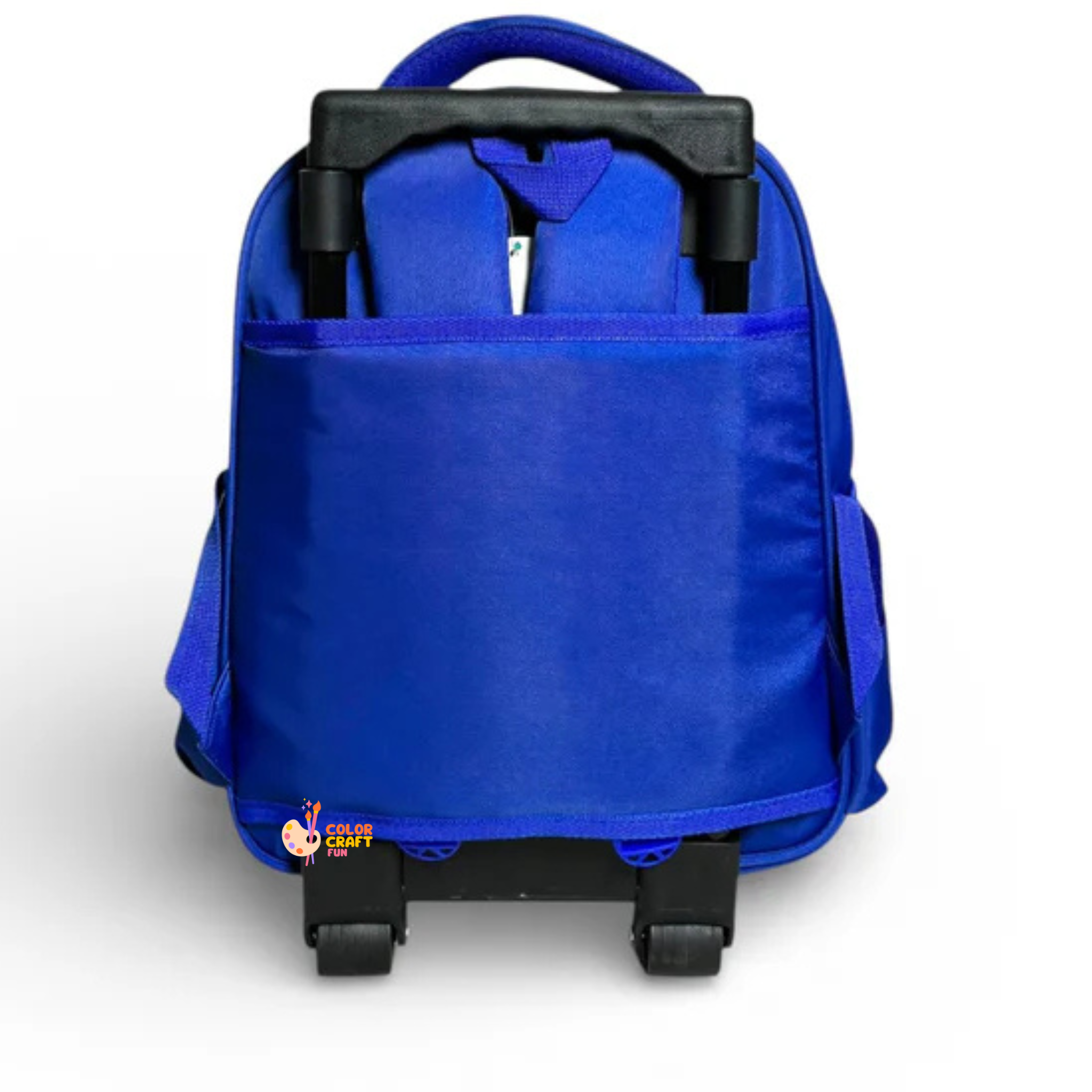 14 Inch 3D Sonic Trolley Bag For Grade kg Till 1 Boys ( With Keychain )