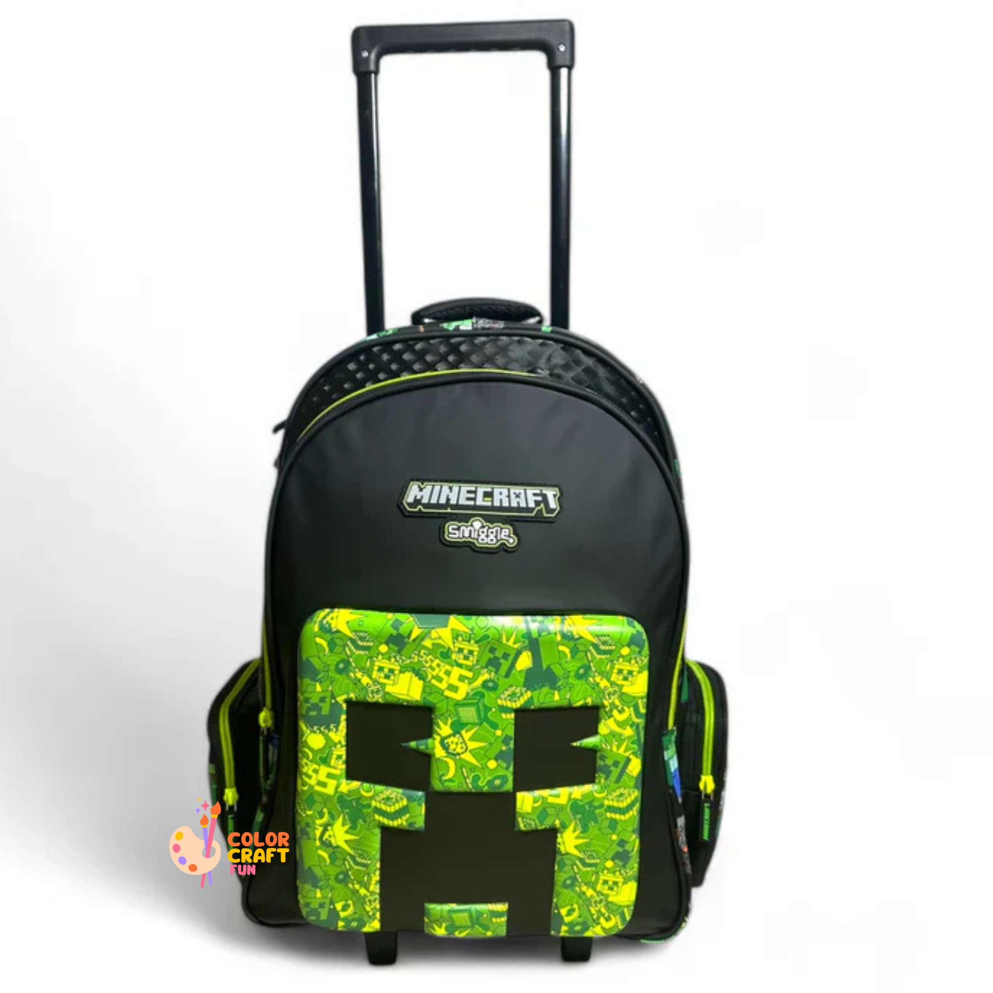 Original Minecraft 2 piece Trolley Bag bundle For Grade 1 Till 5 Boys