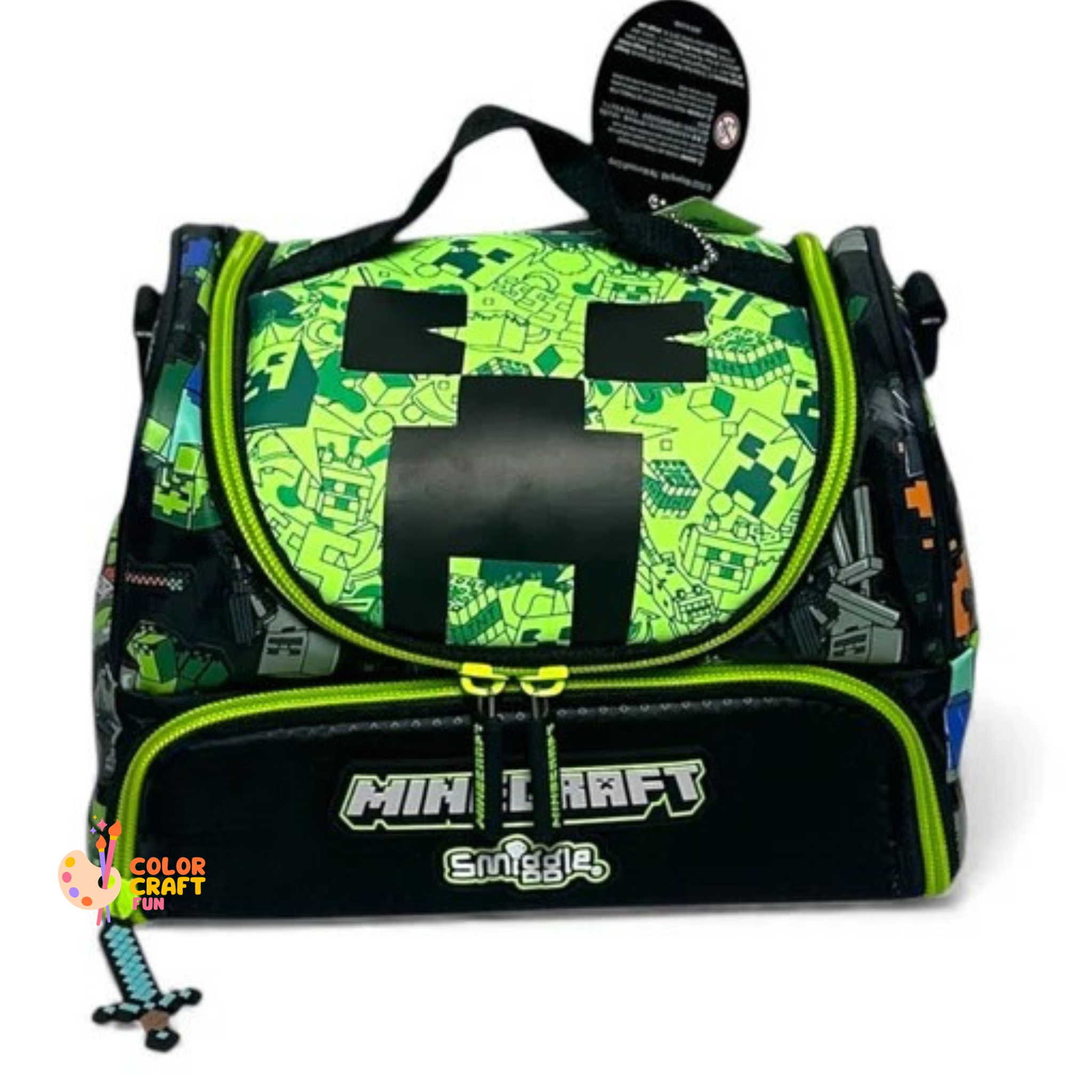 Original Minecraft 2 piece Trolley Bag bundle For Grade 1 Till 5 Boys