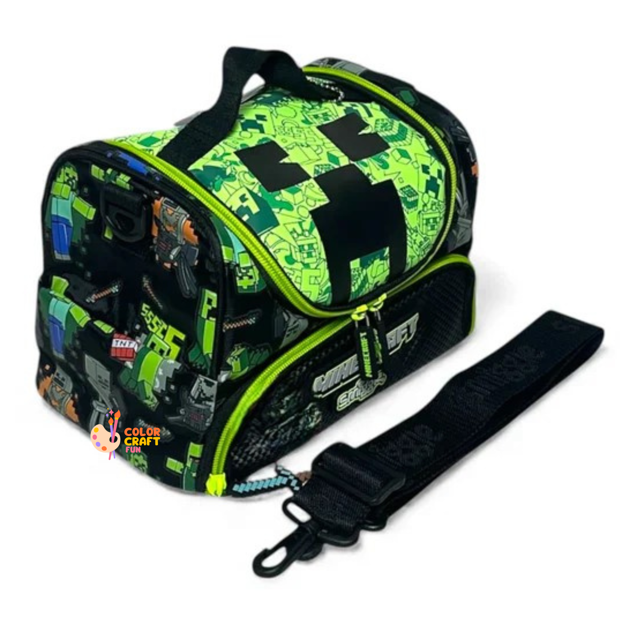 Original Minecraft 2 piece Trolley Bag bundle For Grade 1 Till 5 Boys