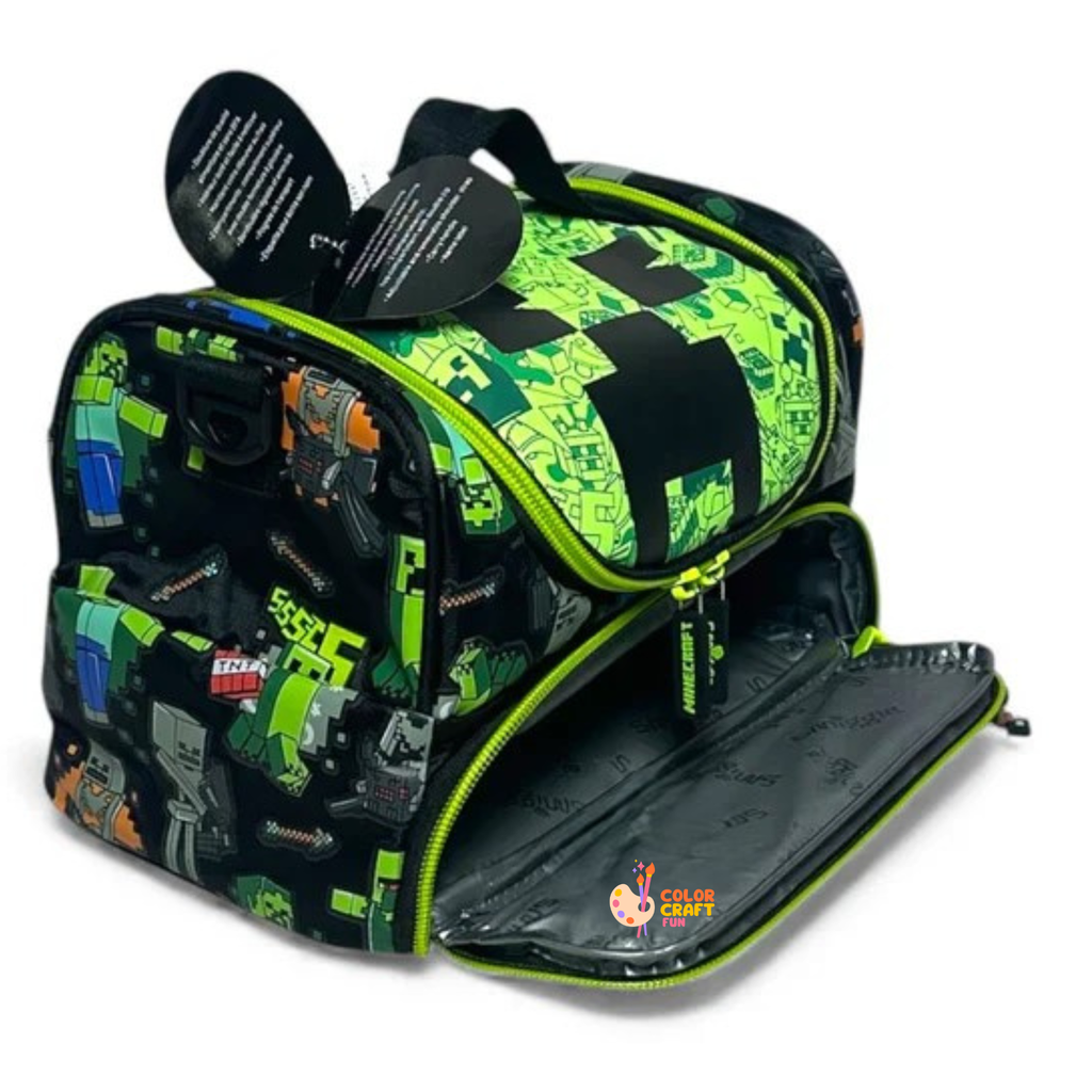 Original Minecraft 2 piece Trolley Bag bundle For Grade 1 Till 5 Boys