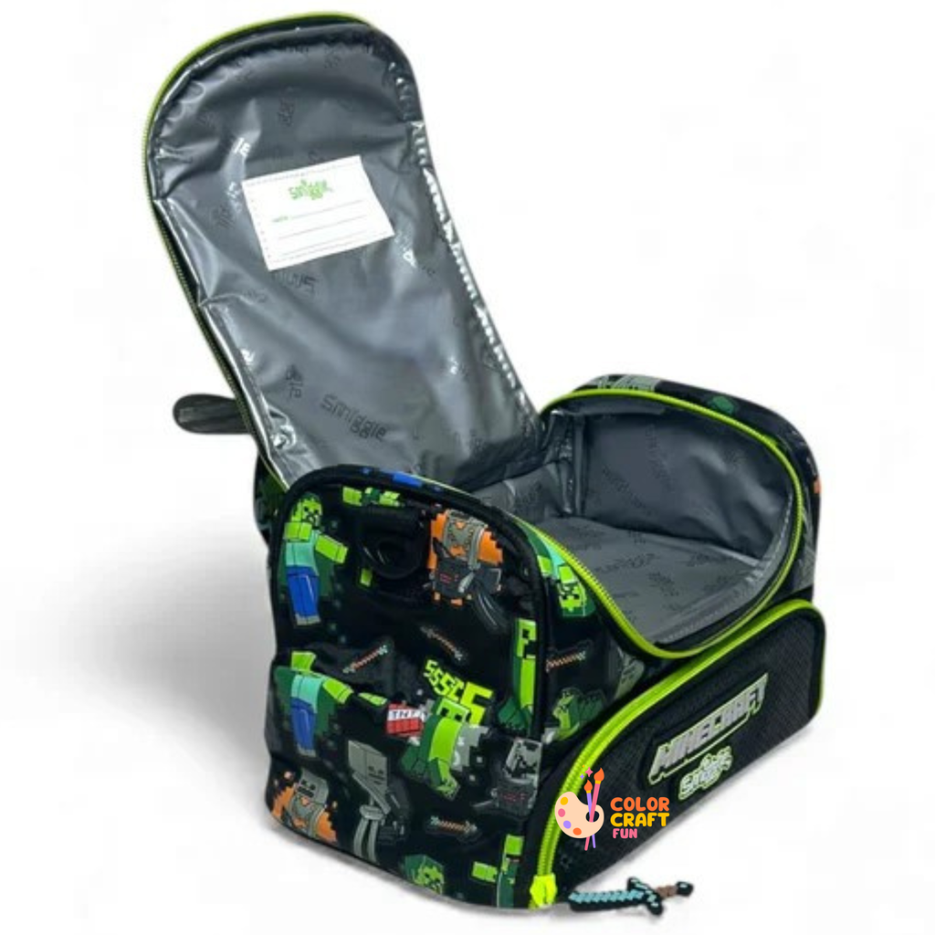 Original Minecraft 2 piece Trolley Bag bundle For Grade 1 Till 5 Boys