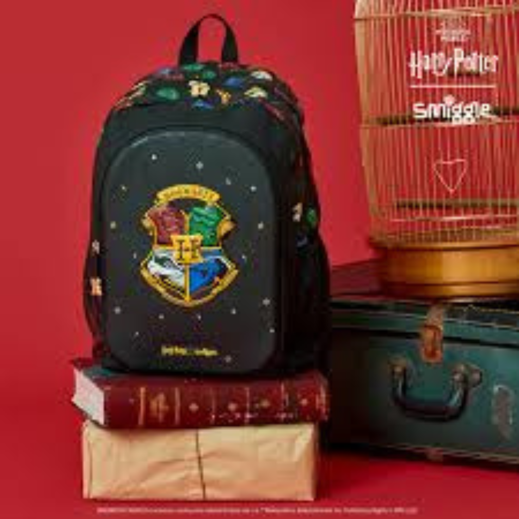 Smiggle Harry Potter Hogwarts Themed School Bag – Magical Adventure Awaits (100%orignal