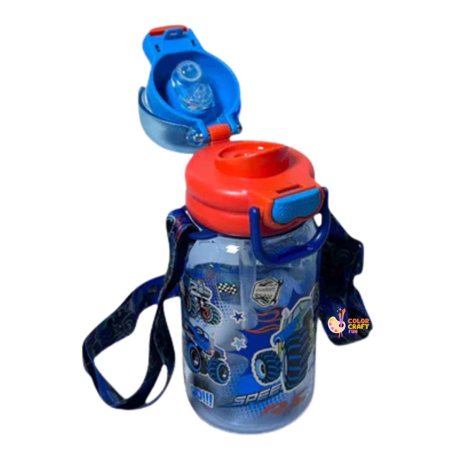 Extreme Racing Dual Sipper BPA Free Water Bottle 600ML