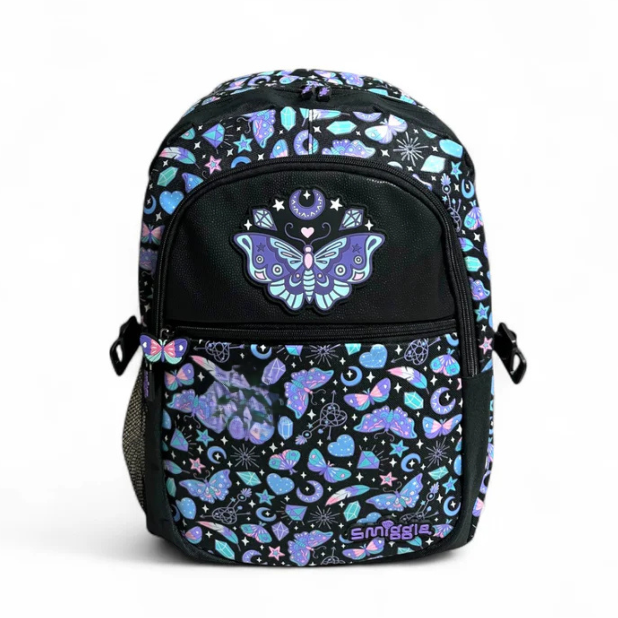 Smiggle Original 17 Inch Butterfly School Bag For Grade 1 -5 Girls