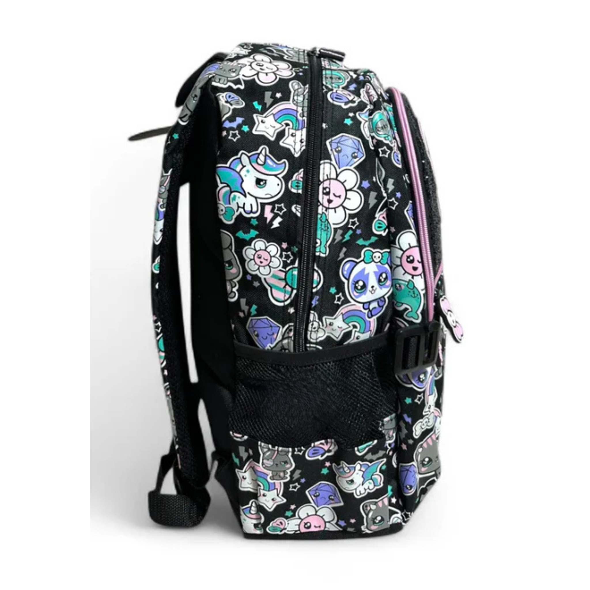 Smiggle Original 17 Inch Black Trailblazer Classic School Bag For Grade 1-5 Girls