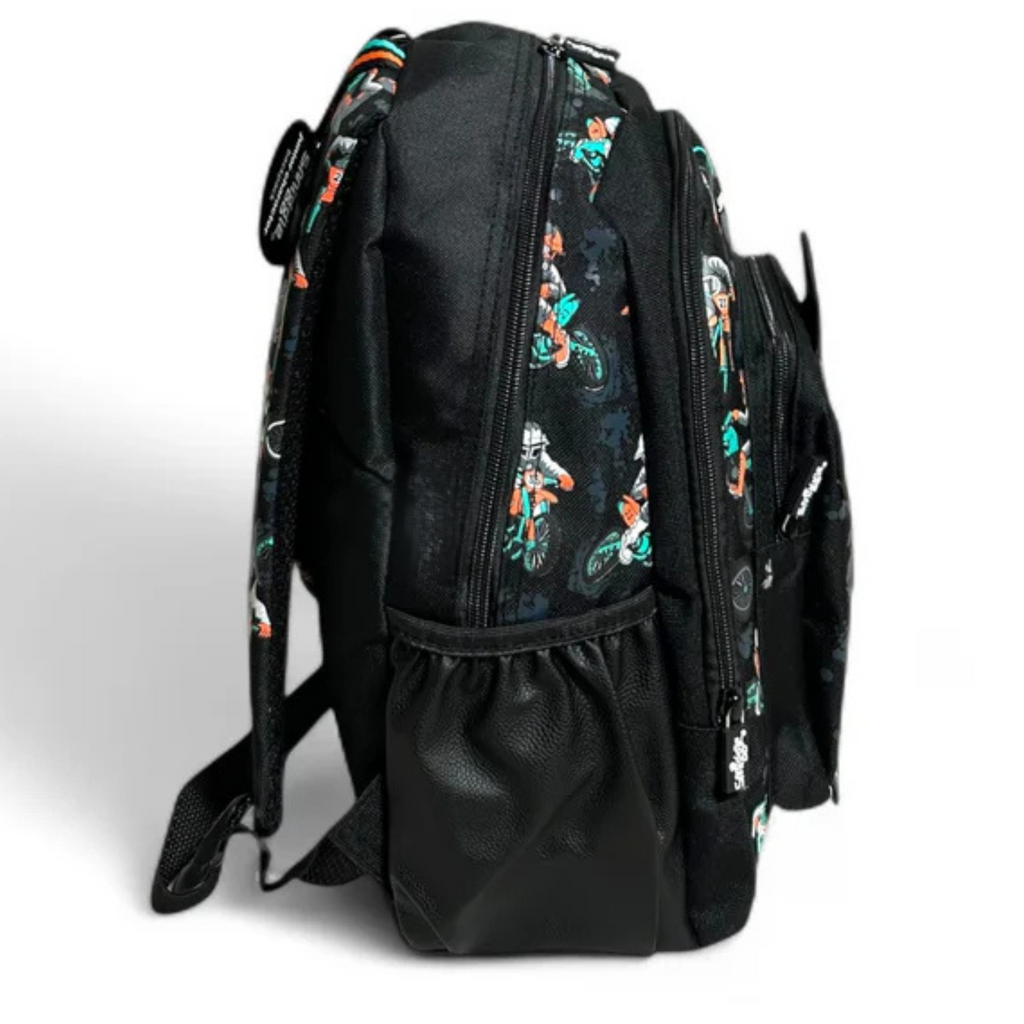 Smiggle 100% orignal Motercycle school bag for kg class (14inch)