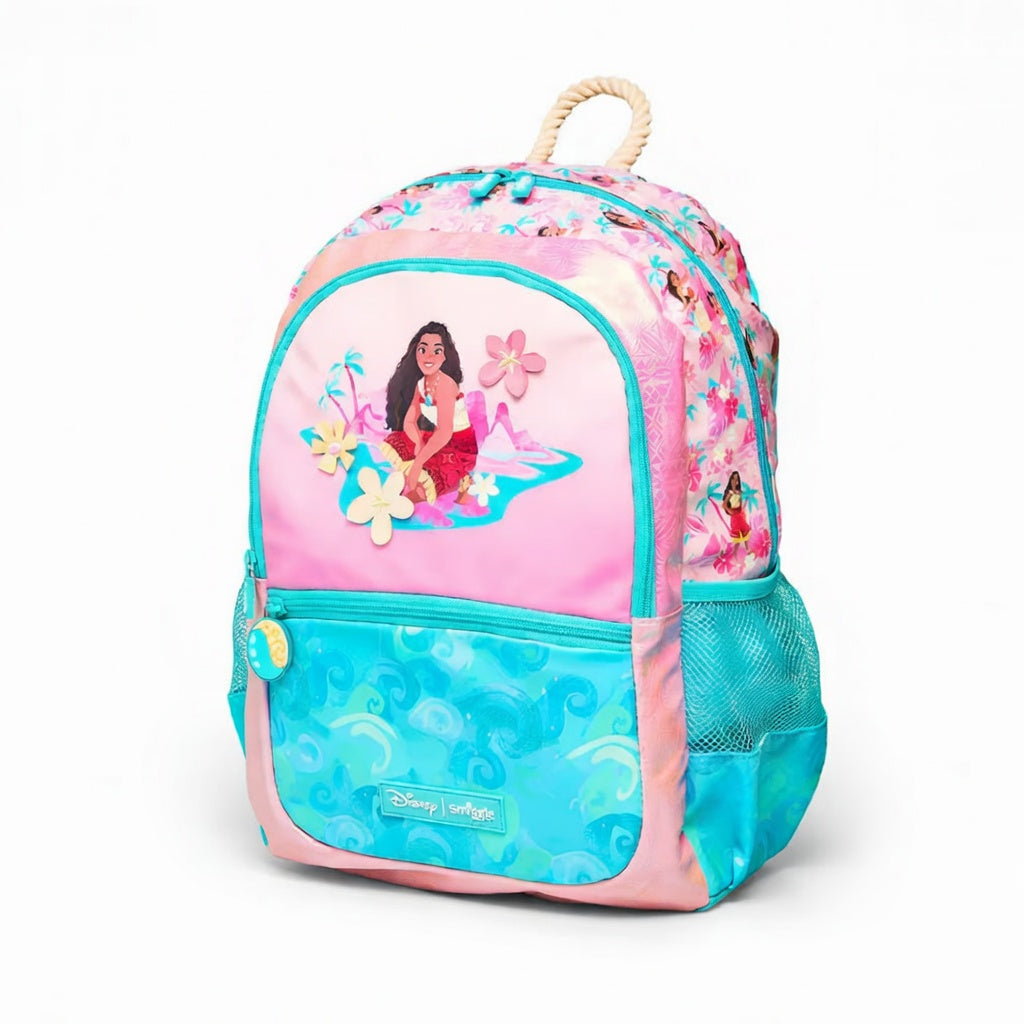 Smiggle Disney Moana Themed School Bag – Adventure Awaits Beyond the Horizon (100%orignal) 17 inch