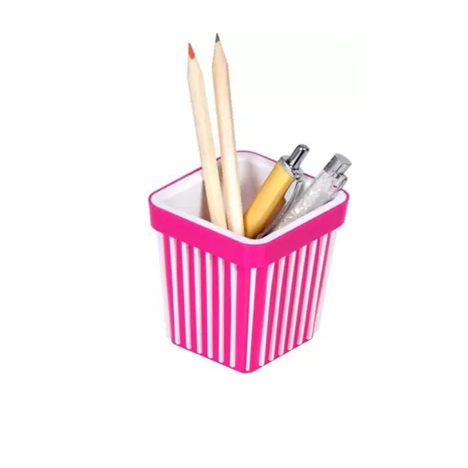 Plastic squair Pencil Holder Pen Containers, Dual-Purpose ...